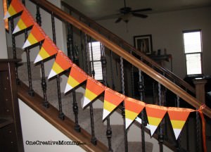 Candy Corn Bunting