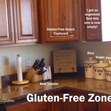 Kitchen Prep Area Gluten-Free Zone