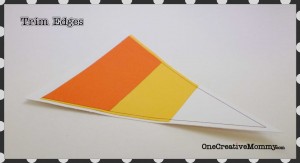 Pennant ready to be trimmed