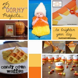25 Corny Projects to Brighten Your Day {OneCreativeMommy.com}