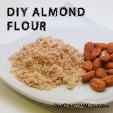 DIY Almond Flour--Almond flour is sooo expensive! Save money and grind your own. It's so yummy!