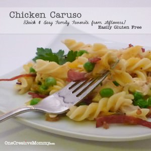 Chicken Caruso--Your family will love this quick and easy recipe created with leftover chicken #chicken#caruso#leftovers#recipe Chicken Caruso--Your family will love this quick and easy recipe created with leftover chicken
