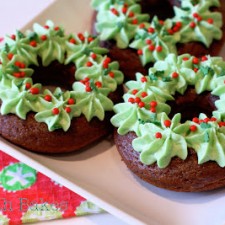 Gluten Free Christmas Donuts from Sarah Bakes