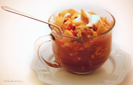 Chili Meatball Supper {Kid-Friendly & Easily Gluten Free} #chili#meatball#gluten#free