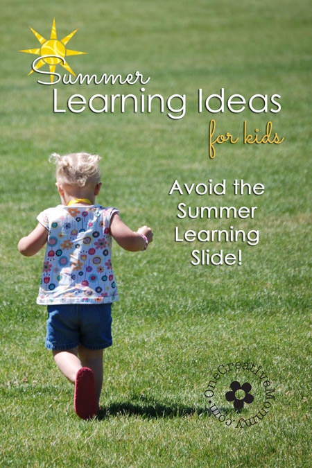 Summer Learning for Kids {Avoid the Summer Slide with ideas and links to 100+ Activities and Printables for Summer Learning!}