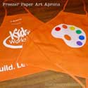 Art Apron Tutorial with Free Pattern