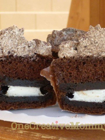 Oreo-in-the-middle Cupcakes
