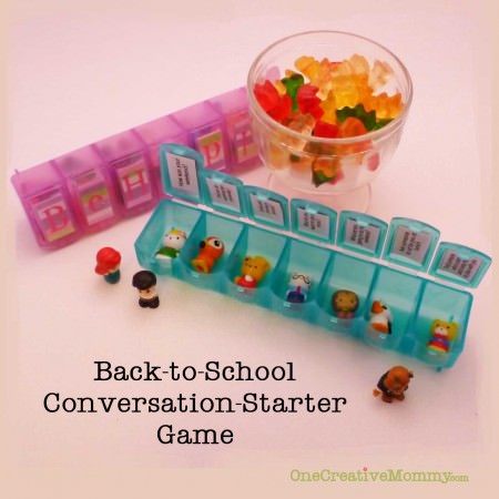 Back to School Conversation Starters for Kids from OneCreativeMommy.com  {Get your shy kids talking with friends in no time!}