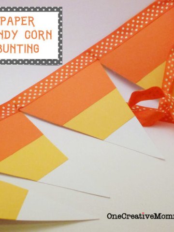 Candy Corn Pennant Tutorial with Free Pattern