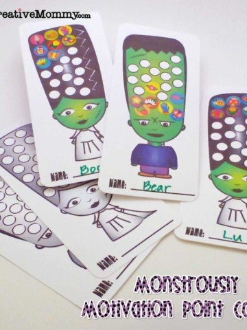 Monstrously Fun Point Cards