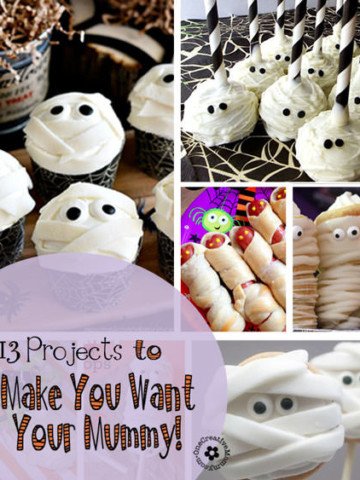Halloween Mummy Projects {13 Crafts to Make You Want Your Mummy!} OneCreativeMommy.com