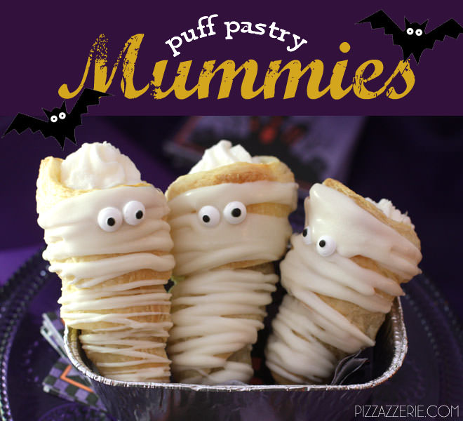 Halloween Mummy Crafts on OneCreativeMommy.com {Find the full project on pizzazzerie.com}