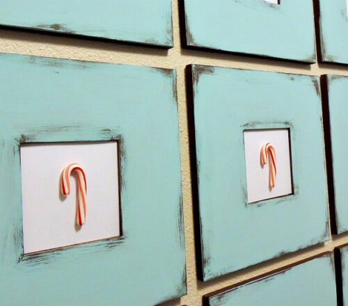 Candy Cane Wall Art - onecreativemommy.com