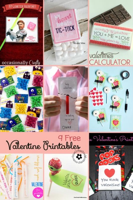 My Funny Valentine-8 Printable Valentine Ideas - onecreativemommy.com