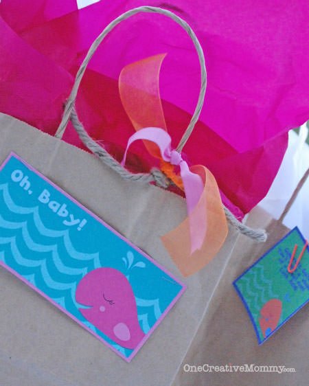 Easy Gift Bags from Recycled Materials from OneCreativeMommy.com