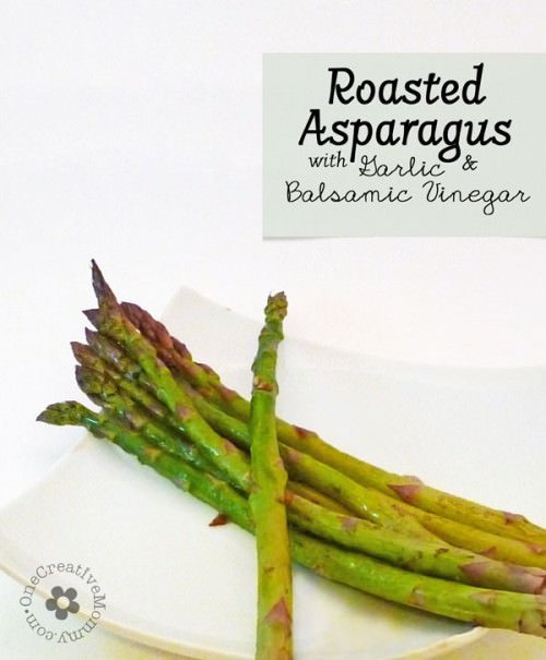 Roasted Asparagus with Garlic and Balsamic Vinegar