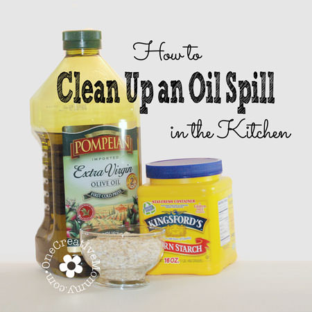 Clean Up An Oil Spill In The Kitchen, How To Clean Oil Off Tile Floor
