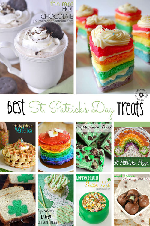 Check out 10 Awesome St. Patrick's Day Treats from some of my favorite bloggers! {Roundup on OneCreativeMommy.com}