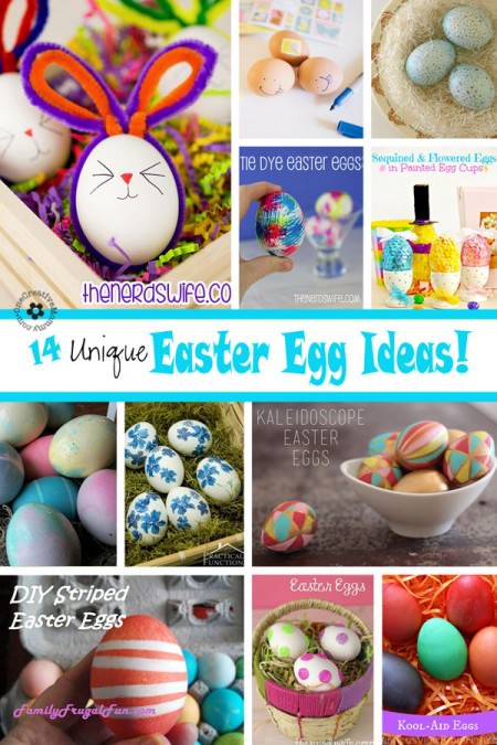 14 Unique Easter Egg Ideas - onecreativemommy.com