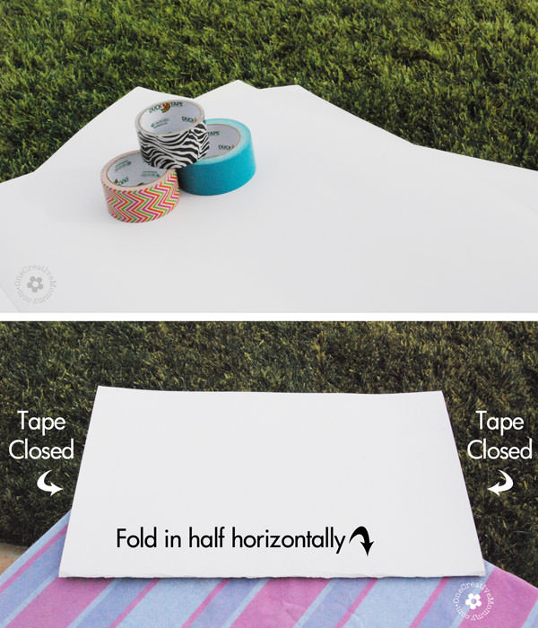 Tame The Schoolwork With A Duck Tape Art Portfolio Onecreativemommy Com