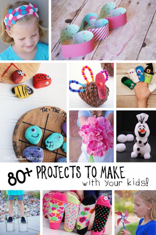 Crafts for Kids {make them together!} - onecreativemommy.com