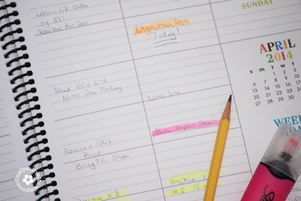 How to Use a Daily School Planner {Tips I Wish Were Taught at School} #backtoschool