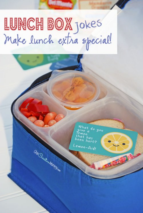 Lunch Box Jokes for Back to School! - onecreativemommy.com