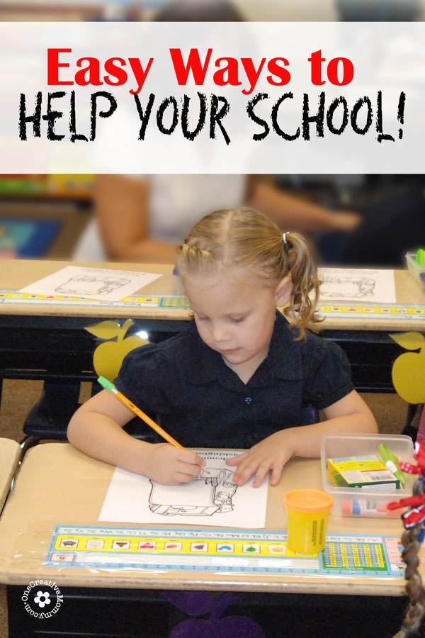 Easy Ways to Help Your School! {OneCreativeMommy.com} #Labels4Edu #shop
