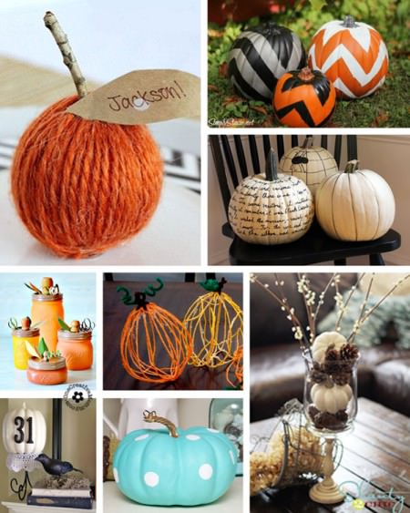 25 Pumpkin Fall Decorating Ideas - onecreativemommy.com