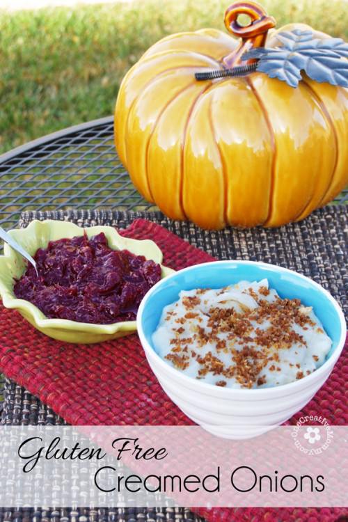 Creamed Onions {Gluten Free Thanksgiving}