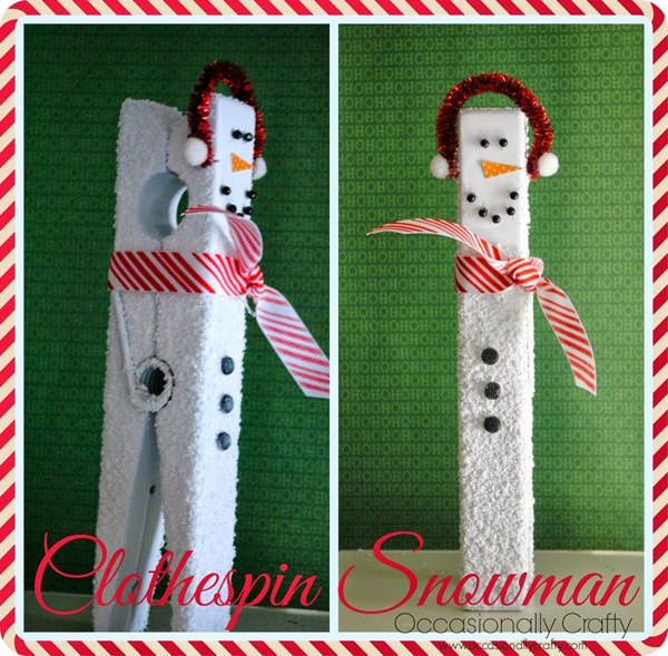 Snowman Crafts and Gift Ideas from OneCreativeMommy.com {