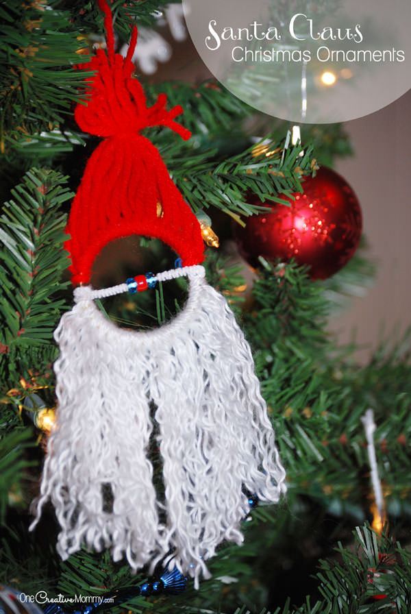 4 Pieces Christmas Decorations 100% Pure New Zealand Wool Heart Snowflake Ornaments Handmade For Valentine's Day, Shower, Nursery - Fair Trade (4, Heart