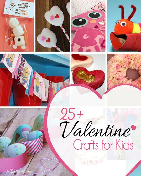 25+ Cute Valentine Crafts for Kids 