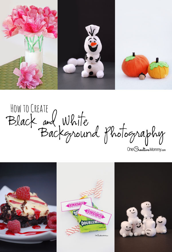 Create Black & White Photography like the pros with this simple and inexpensive set up! {OneCreativeMommy.com}