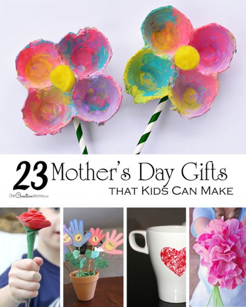 Mother's Day Crafts for Kids - onecreativemommy.com