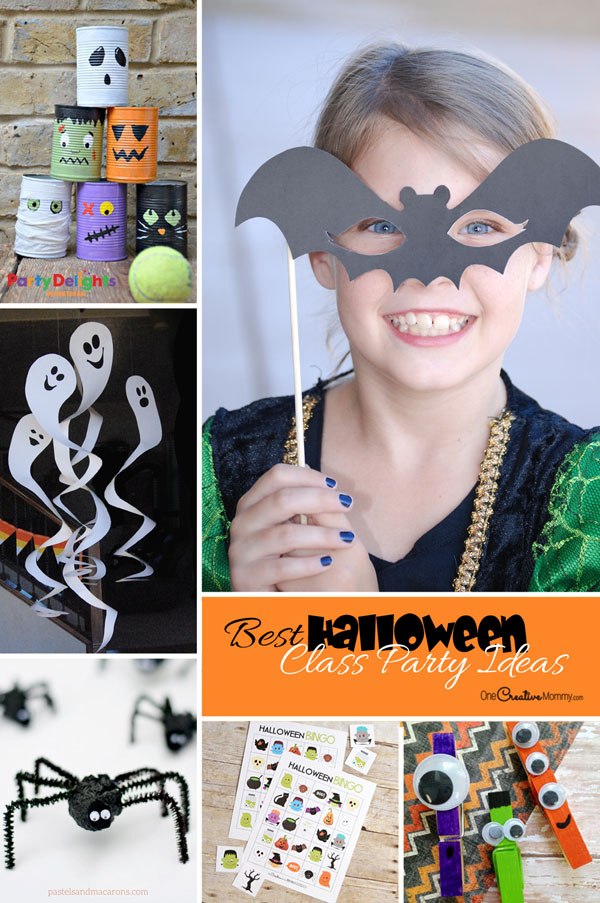 33 Awesome Halloween Class Party Ideas! Halloween crafts and games to wow the kids at your preschool and elementary class parties this year! Be the cool mom.