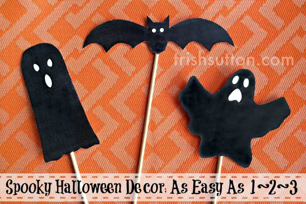 Spooky Halloween Decor from Trish Sutton {Featured on OneCreativeMommy.com | Fantastic Halloween Class Party Ideas}