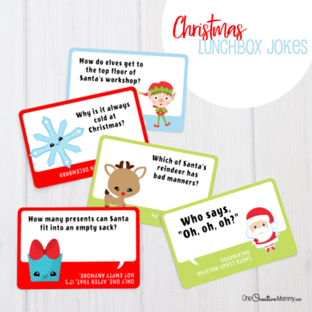 The cutest free Christmas Bingo Boards! - onecreativemommy.com