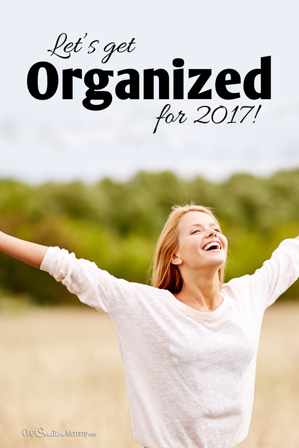 How to completely change your 2017: Brilliant ideas to get you and your kids organized {OneCreativeMommy.com}