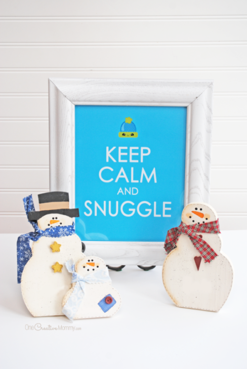 Cute and Cozy Keep Calm Printable - onecreativemommy.com