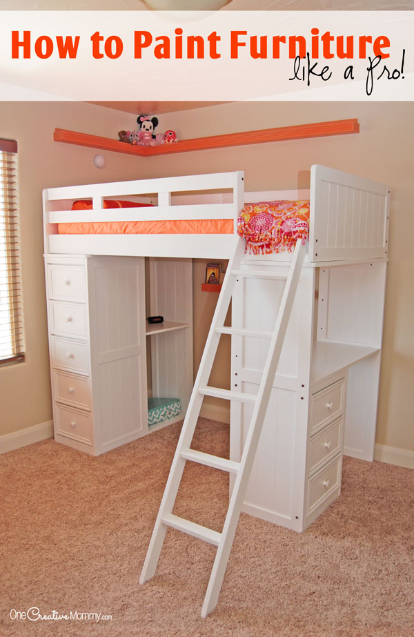 Learn How To Paint Furniture Like A Pro, Painted Bunk Beds