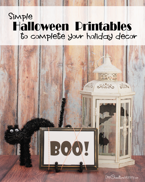 Simple Halloween Printables to Complete Your Decorating ...