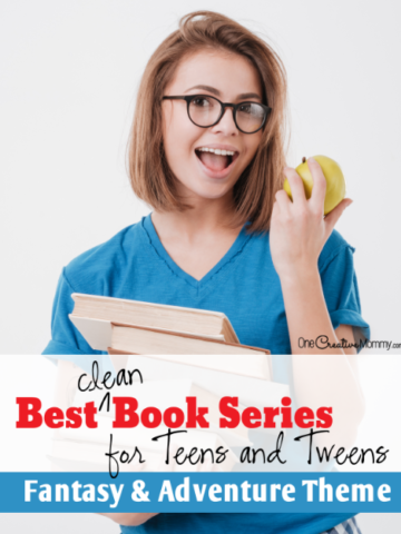 The Ultimate Collection of the Best Clean Books for Teens and Tweens -- Great story lines without the garbage! {OneCreativeMommy.com} Fantasty and adventure books series #books #bookclub #teenfiction #fantasybooks #cleanread
