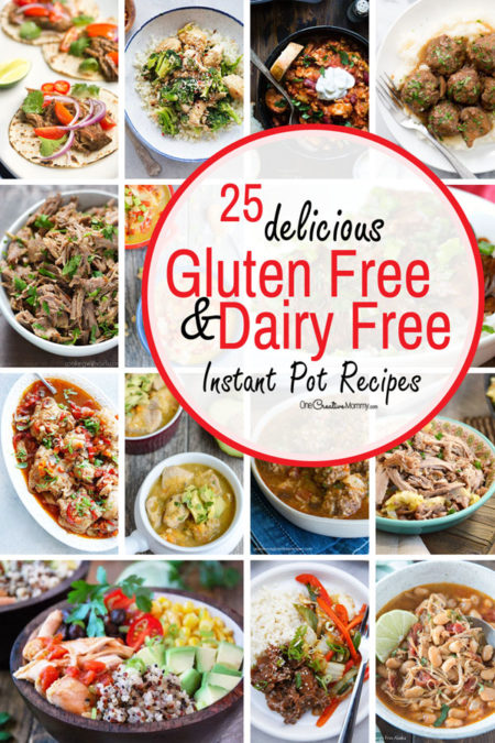 Gluten free instant pot recipes that are also dairy free!