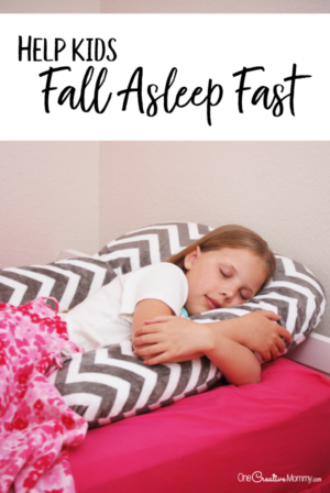 The Simplest Way To Help Kids Fall Asleep Fast - Onecreativemommy.com