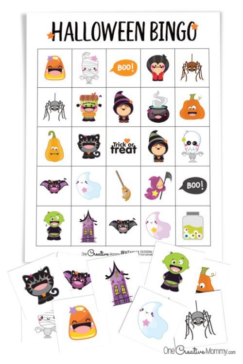Adorable New Halloween Bingo Game!
