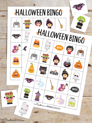 Adorable Halloween Bingo game perfect for class parties #halloween #bingo #printable #school #backtoschool #partyideas