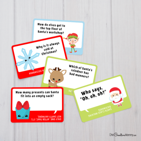 Adorable Christmas Lunchbox Jokes for Kids - onecreativemommy.com