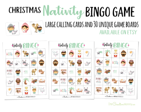 Free Nativity bingo game just in time for Christmas!