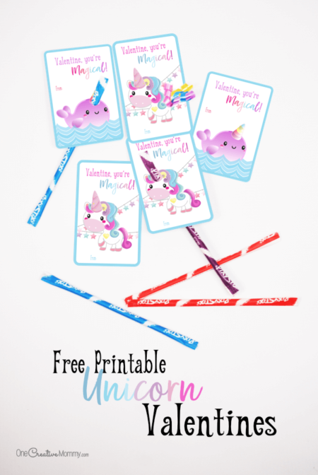 Cute unicorn poop The cutest Unicorn Valentines for your kids - onecreativemommy.com